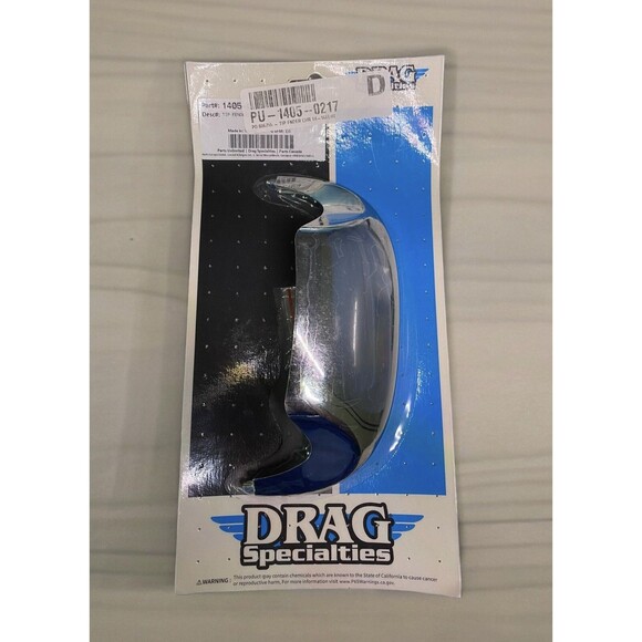 Drag Specialties Front Fender Tip - Chrome - 1405-0217 - Picture 1 of 5